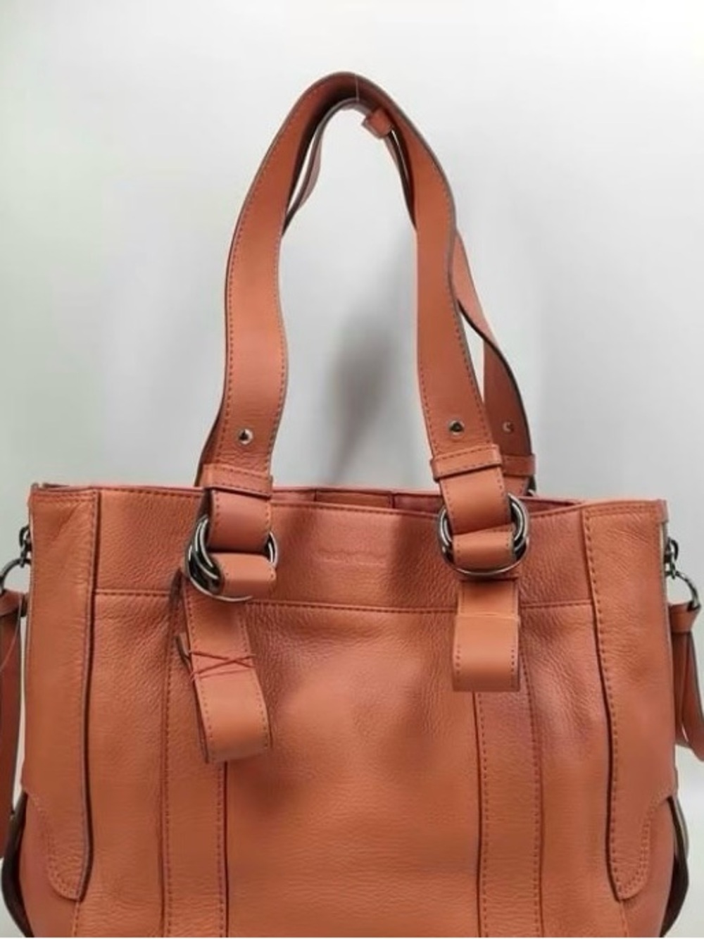 See By Chloé salmon color Leather Tote with Double Handles this purse is NWT